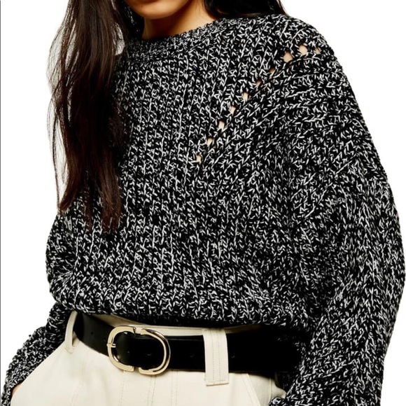 Topshop Chunky Pointelle Sweater - Picture 4 of 4